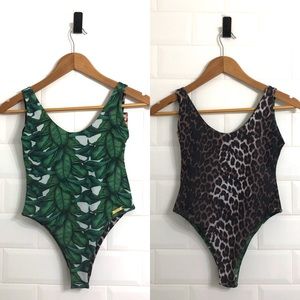 One Piece Reversible Swimsuit
